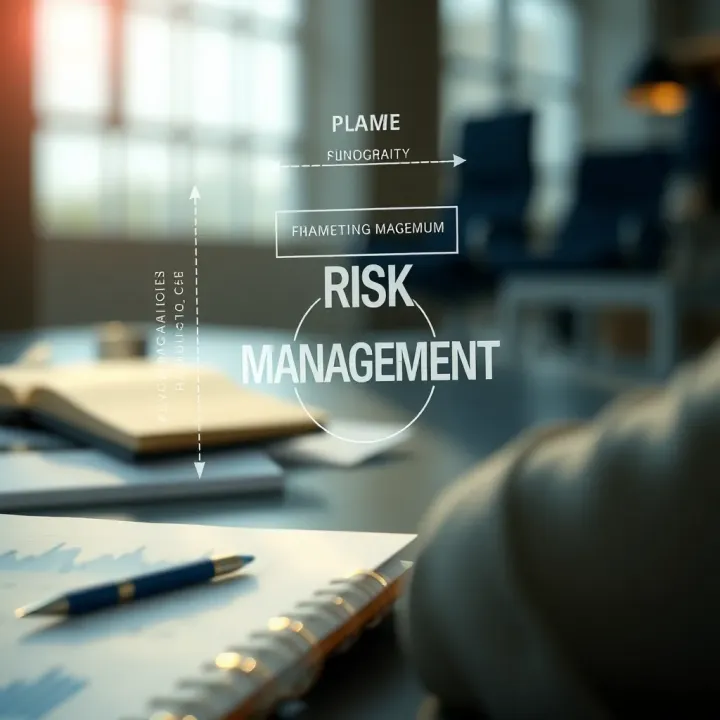 Diagram illustrating risk management framework tailored for South African businesses