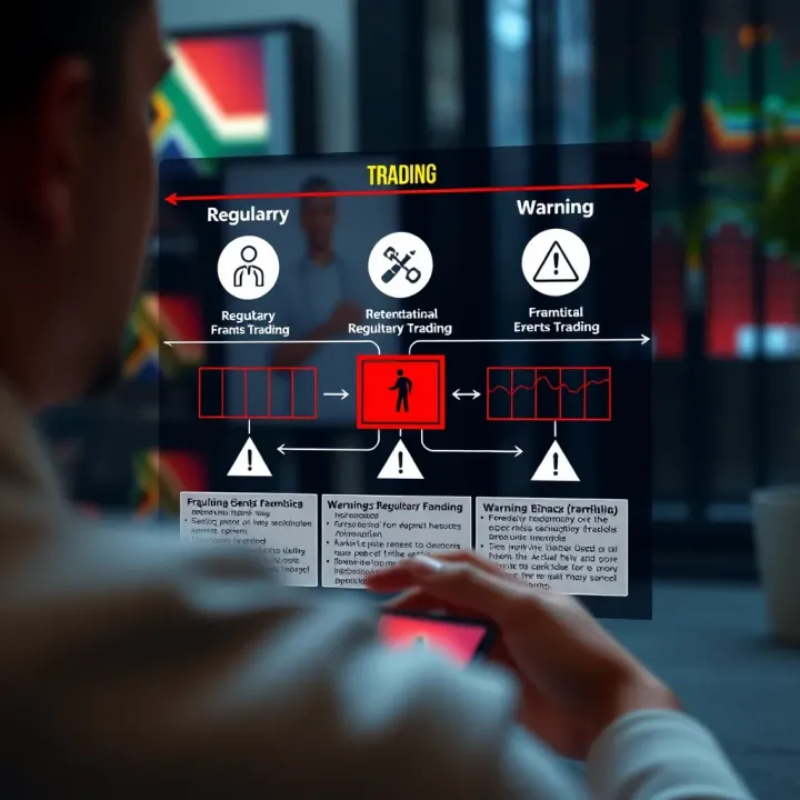 Regulatory Insight and Fraud Detection in Binary Options Trading Diagram displaying regulatory framework and warning signs to detect fraudulent binary options in South Africa