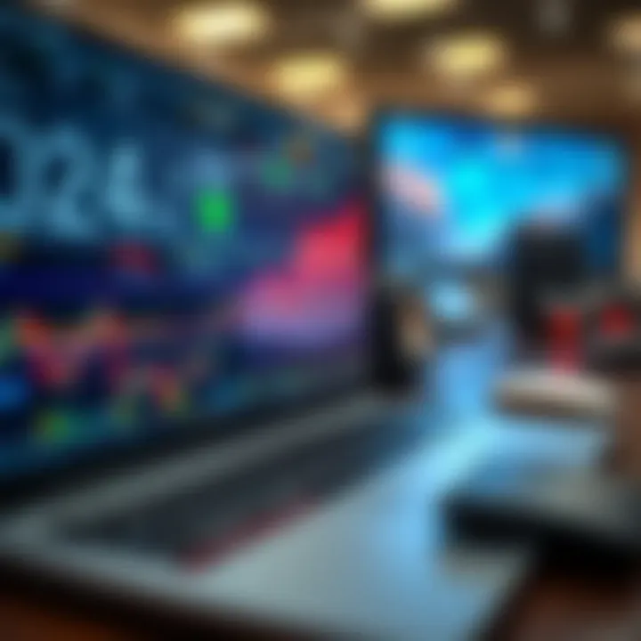 Conceptual representation of risk management tools including stop-loss levels and position sizing in forex trading