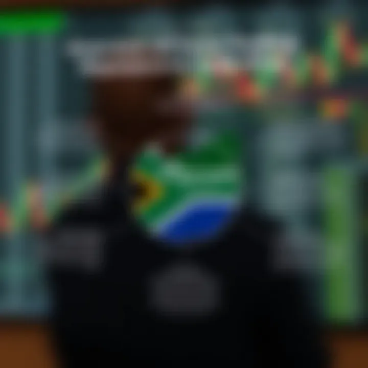 Diagram showing different regulatory bodies overseeing forex trading in South Africa