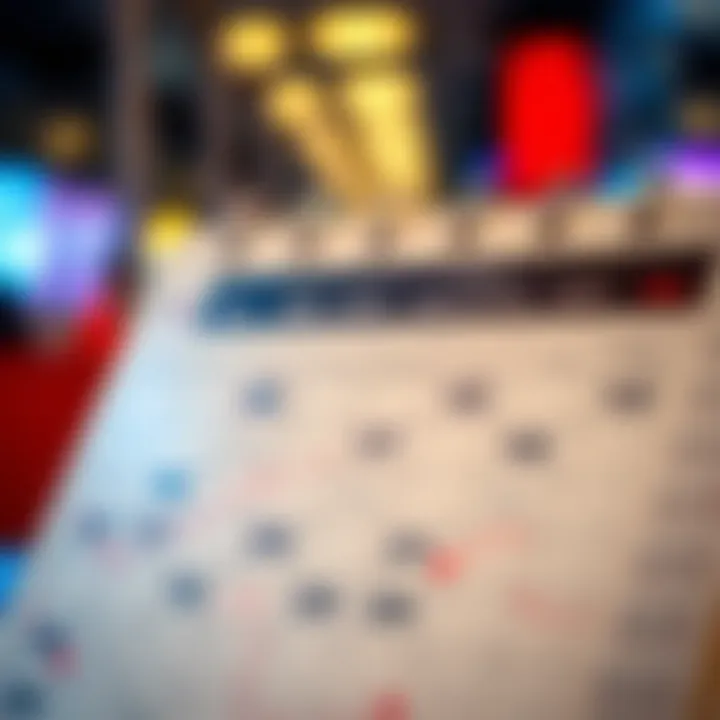 Calendar highlighting significant economic events impacting forex market this week