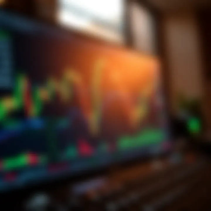 Dashboard showing forex trading software with charts and currency pairs