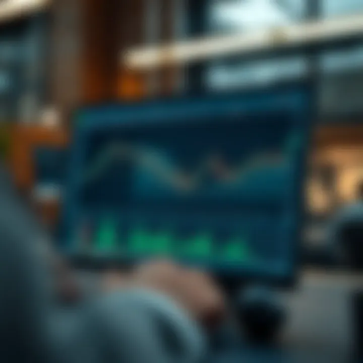 Online tutorial interface displaying forex trading strategies and risk management tools