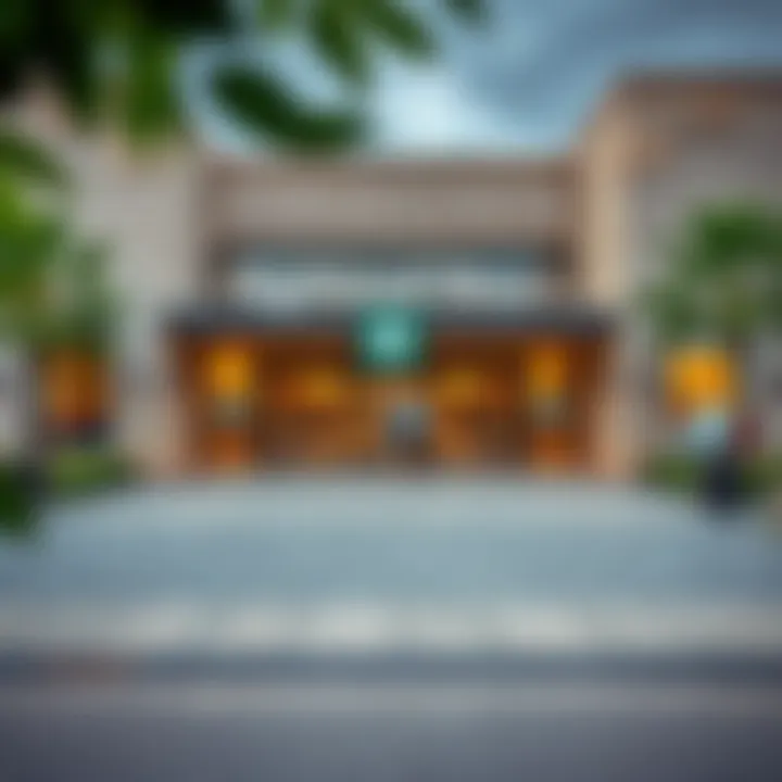 Entrance of Highland Mews shopping center in Witbank during daytime