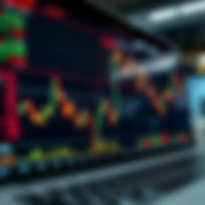 Financial charts and graphs illustrating market reactions to economic data releases