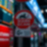 Illustration of warning signs highlighting common forex trading scams