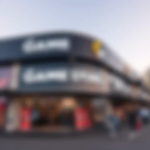 Exterior view of Game Store at Kolonnade Shopping Centre during daytime with clear signage and entrance