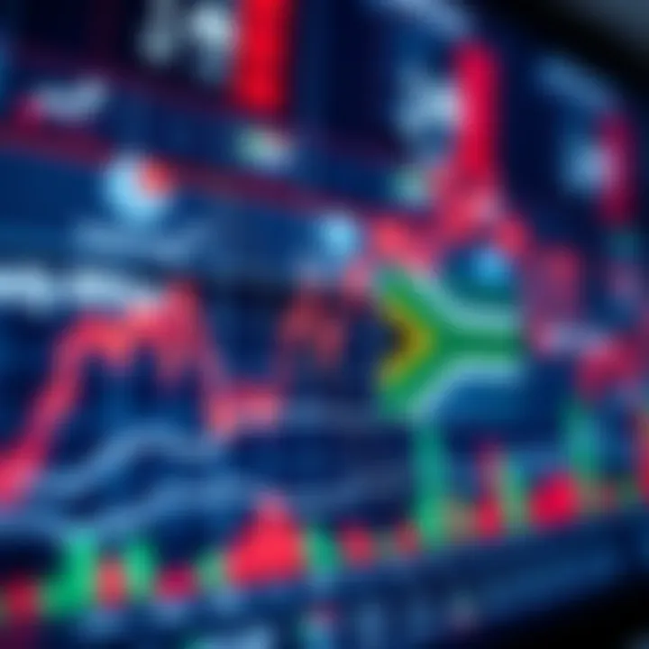 Graph depicting rising forex market trends and currency exchange rates in South Africa