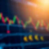 Digital interface displaying binary option trading charts and South African currency symbols