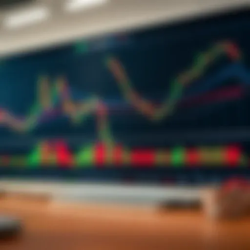 Chart displaying various candlestick patterns used in trading analysis