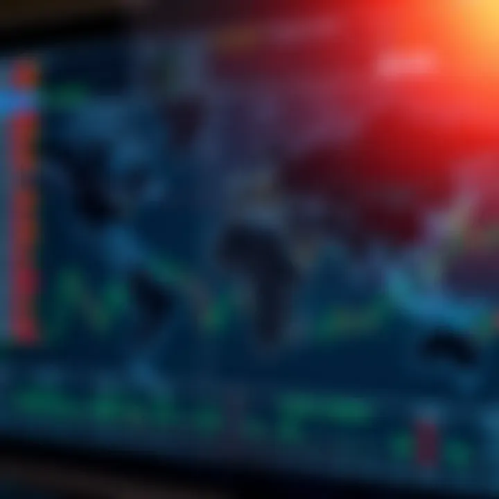 Global forex trading sessions highlighted on a world map with corresponding local times for South Africa