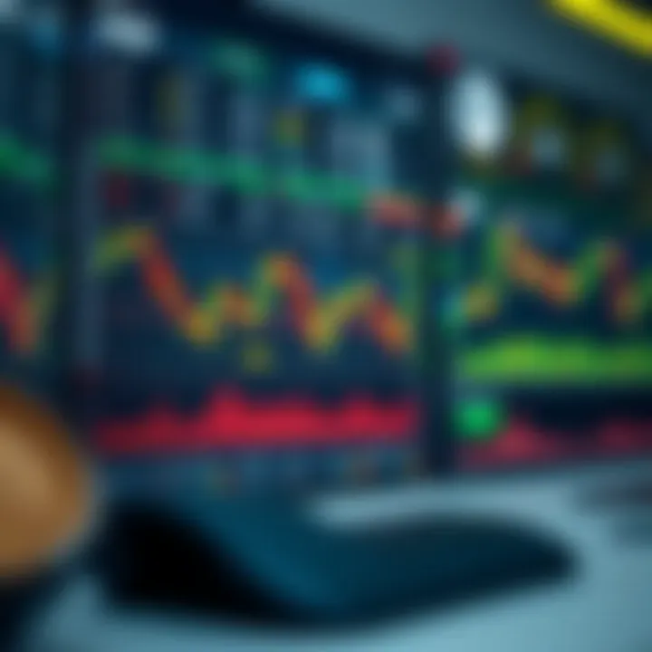 Dashboard displaying real-time binary options signals with graphical charts and trading indicators