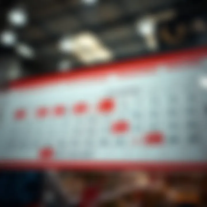 Calendar highlighting public holidays affecting store trading times in South Africa