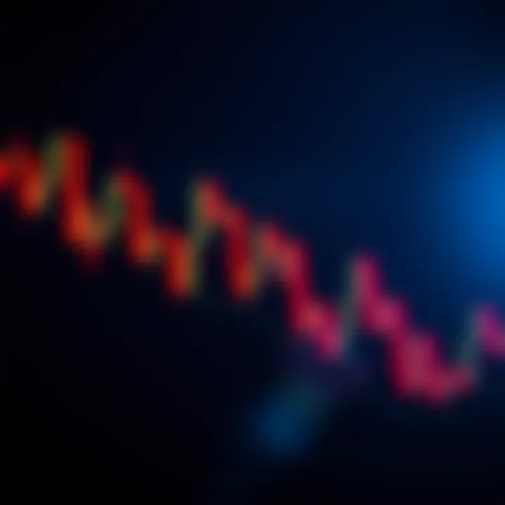 Diagram illustrating a classic hammer candlestick pattern with a small body and long lower shadow on a price chart