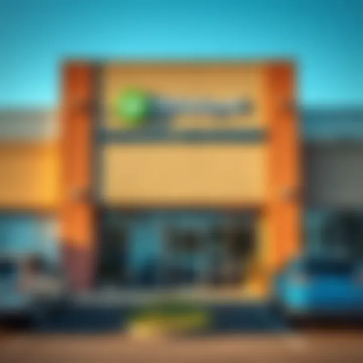 Entrance of the Winkelspruit Licensing Department building with clear signage and accessible parking spots