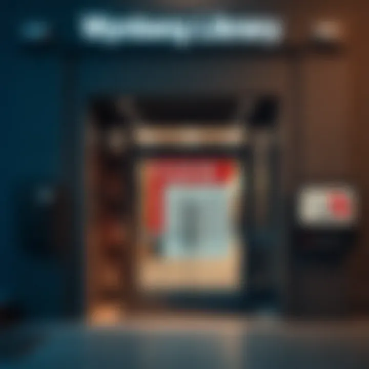 Entrance of Wynberg Library with clear signage of trading hours on the door