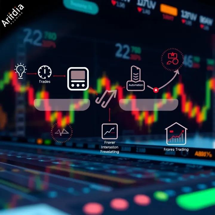 Diagram illustrating automation tools integrated into forex trading platforms