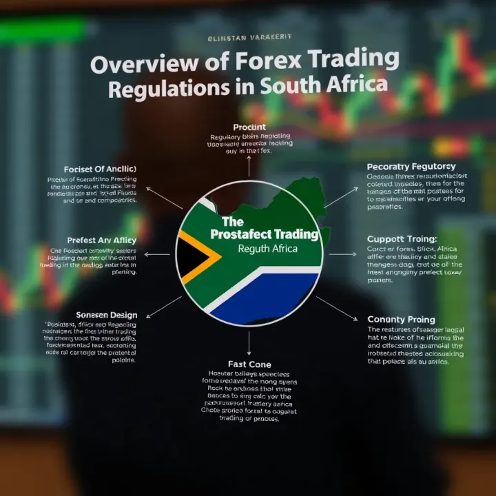 Overview of Forex Trading Regulations in South Africa Diagram showing different regulatory bodies overseeing forex trading in South Africa
