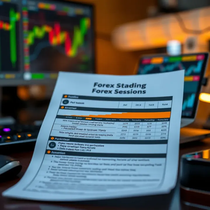 PDF Guide for Tracking Forex Trading Sessions Annotated PDF guide showing key forex trading session details and timing for trader reference