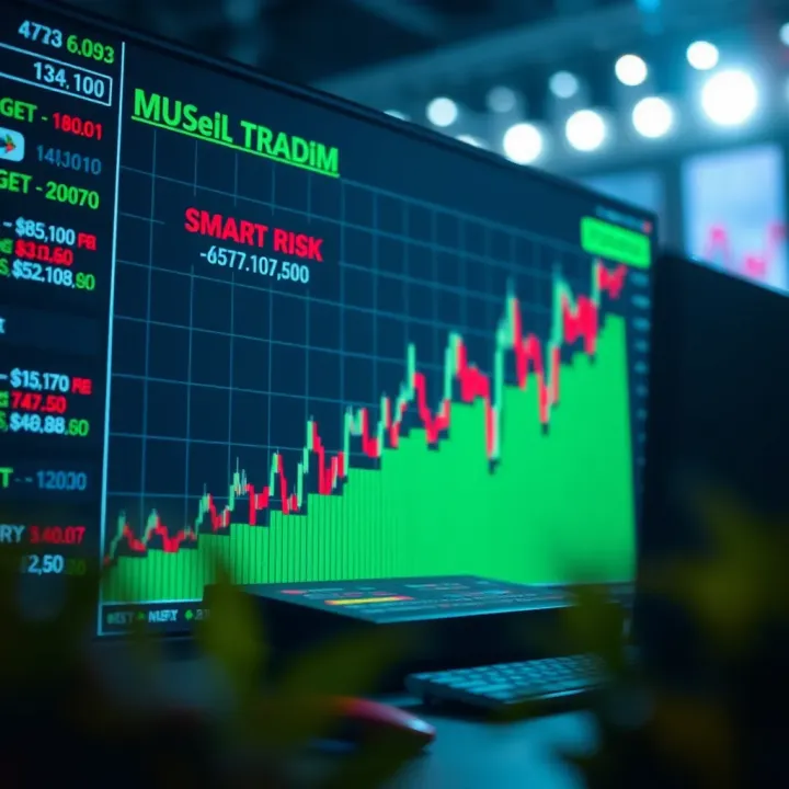 Graph illustrating risk management techniques in fast-paced binary options trading environment