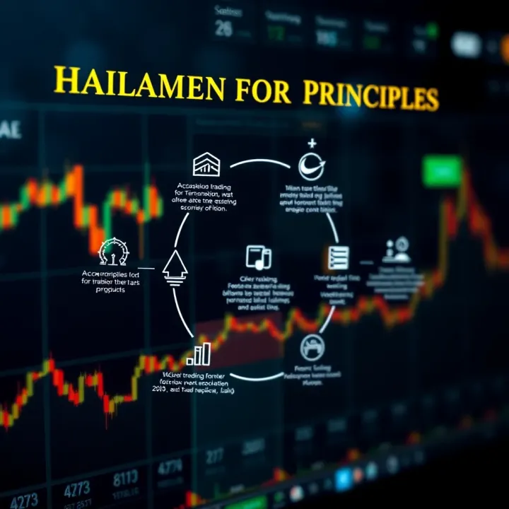 Core Principles of Halal Forex Trading Diagram illustrating the principles of halal forex trading under Islamic law