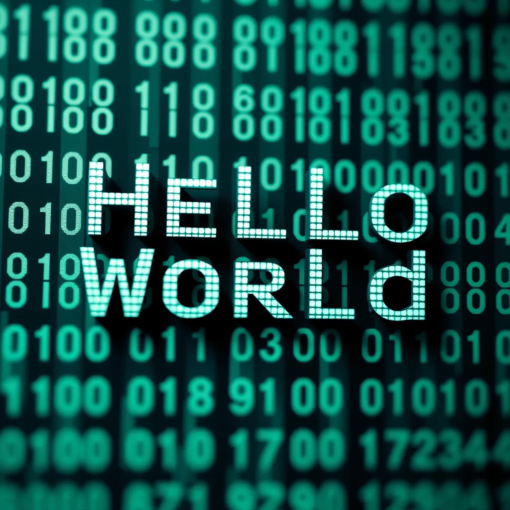 Understanding 'Hello World' in Binary Code - binaryguideza
