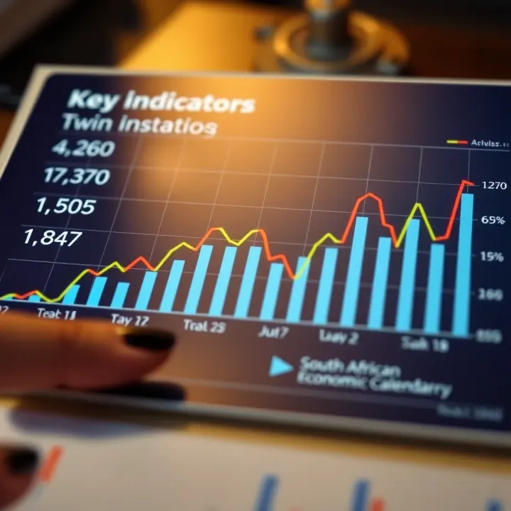 Key Economic Indicators Influencing South African Investments Graph showing key economic indicators impacting South African markets